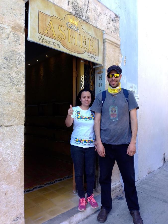 Hostal Casa Asher Campeche Bagian luar foto
